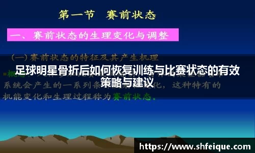 足球明星骨折后如何恢复训练与比赛状态的有效策略与建议